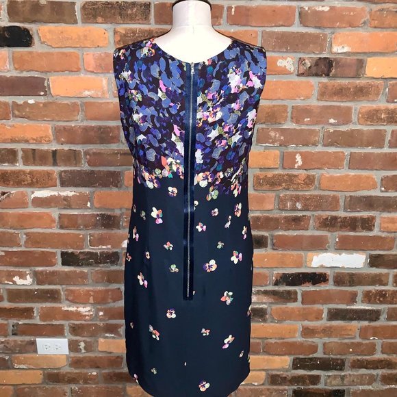 Erdem Sleeveless Floral Silk Dress Size 8 - Picture 5 of 10